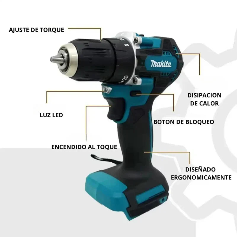 Taladro Profesional 3 en 1  48V (Taladro, atornillador y percutor)